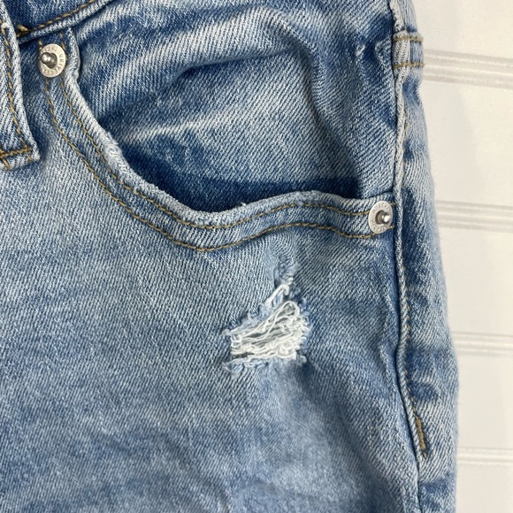 Universal Thread Light Wash Denim Distressed High-Rise 90’s Slim Jeans 4R W - Picture 5 of 14